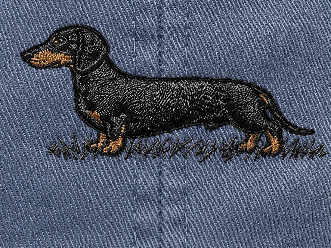 Cap-specific embroidery